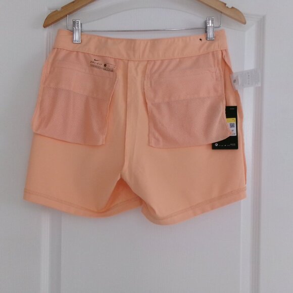 New Nike FLEX Dri-Fit Peach Shorts S Light Orange Mid-Rise 5" Inseam NWT - Picture 8 of 11